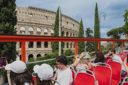 Tourist Bus City Sightseeing Rome 1 Day / 24h / 48h / 72h