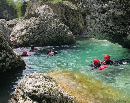 River Trekking on the Natisone between nature and sport
