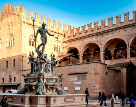 El sabor de Bolonia: cata de vino y comida.