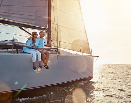 Off the coast of Ortigia between nature and beauty