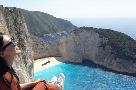 Zakynthos : Eendaagse kleine groepsreis naar het strand van Navagio Blue Caves & bovenaanzicht