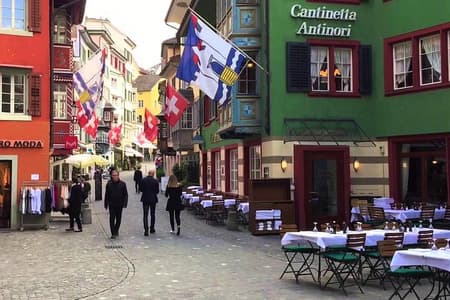 3 en 1 : Balade dans Zurich – Croisière sur le lac de Zurich – Promenade en funiculaire jusqu’à Felsenegg