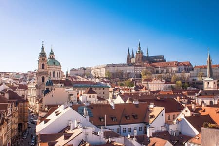 Praga Tour a piedi pomeridiano di 3 ore incluso il Castello di Praga
