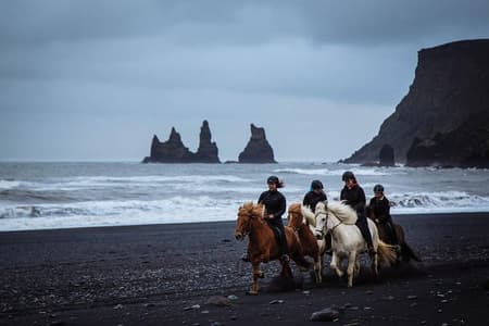 Black Sand Beach Horse Riding Tour from Vik