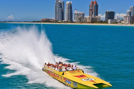 Speedboot Sightseeing Avontuur van Miami