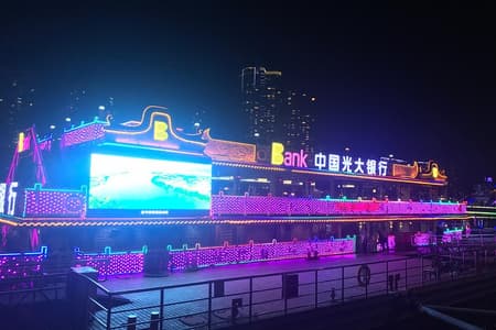 Crucero nocturno en el río Pearl en Guangzhou con traslado privado