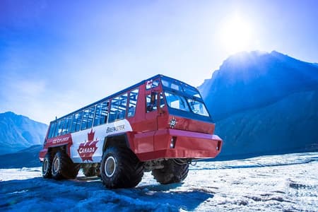 Sneeuwtrip vanuit Banff naar de Athabasca-gletsjer