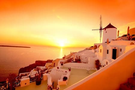 Oia Sunset retourtransfers