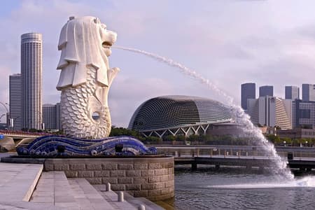 Tour della città mattutina di Singapore