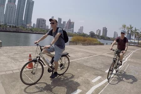 Culturele stadstour per fiets door Bangkok