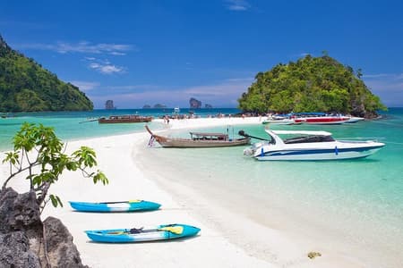 4 Islands Day Tour from Krabi with Tub, Chicken, Poda Island & Phra Nang Cave