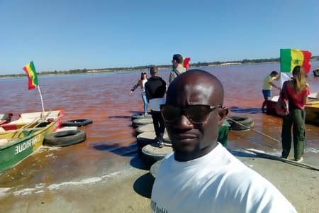 Lago rosa con reserva de Bandia. Mínimo 2 personas para reserva.