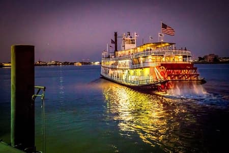 New Orleans Steamboat Natchez Jazzcruise met dineroptie