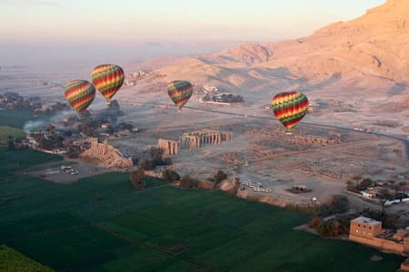 Hot Air Balloon Ride in Luxor Egypt with Transfers Included