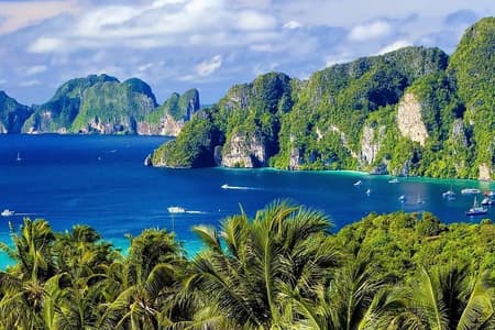 Phi Phi en Khai-eilanden Snorkeltocht met lunch per speedboot