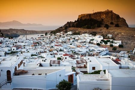From Rhodes: Lindos Evening Escape & 4 Hours Free Time