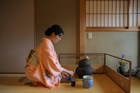 Auténtica ceremonia del té de Kioto: Camellia Flower Teahouse