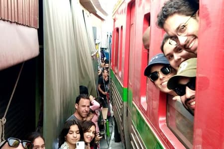 Floating & Railway Market and Coconut Farm Tour [Optional Luxury]