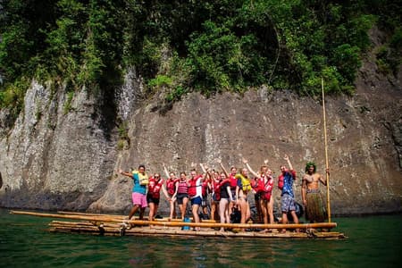 Fiji Combo Day Tour Including Navua River Canoe, Fijian Village Visit, and Magic Waterfall