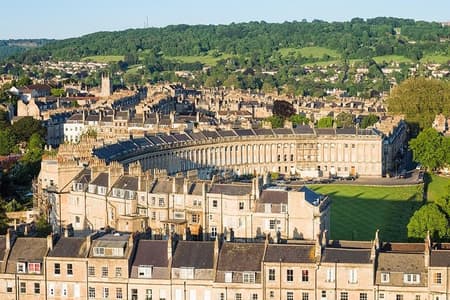 Visita a pie a los baños romanos y la ciudad de Bath