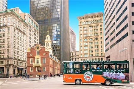 Boston Hop-On Hop-Off Trolley Tour met 13 haltes