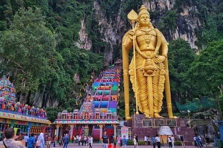 Kuala Lumpur Suburbs Batu Caves Half-Day Tour (SIC-Join In Tour)