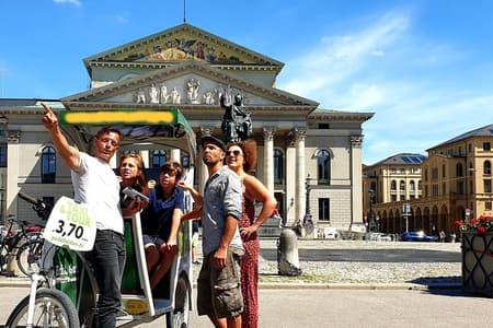 Excursión privada a la ciudad de Rickshaw de Múnich y jardín inglés