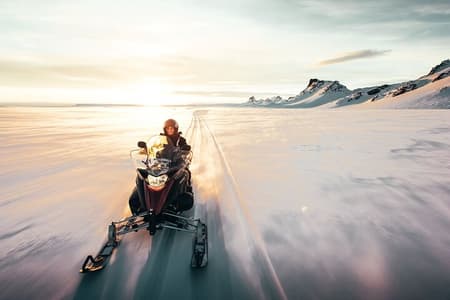 Golden Circle and Glacier Snowmobiling Day Trip from Reykjavik