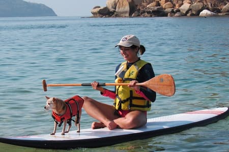 Paddle Boarding At Acapulco´s Bay