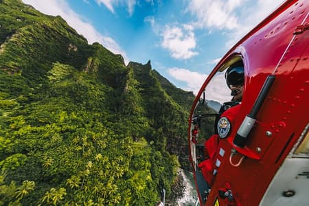 Kauai: Hughes 500 4-Passenger Doors-Off Helicopters