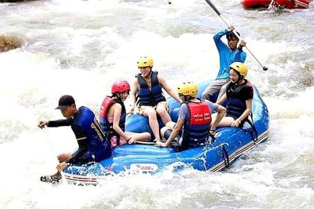 KRABI-PHANG NGA: White Water Rafting-Zipline-Waterfall with Lunch
