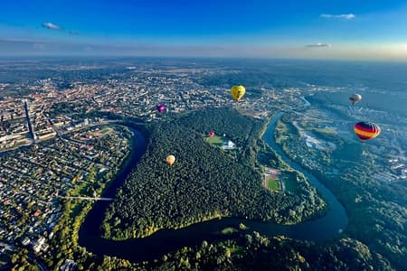 Hot Air Balloon Flight over Vilnius or Trakai