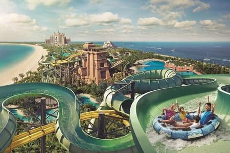 Dubai Atlantis Aquaventure Waterpark Tickets with options