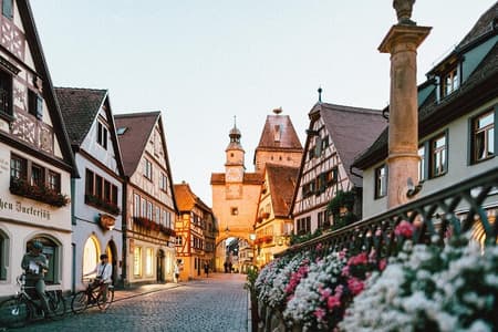 De Frankfurt: excursão diurna em Heidelberg e Rothenburg