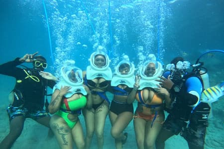 Curacao Helmet Diving-Walk the Ocean Floor, No Swimming Required