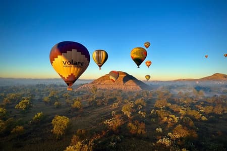 Ballonvaart over Teotihuacán vanuit Mexico-Stad / Volare