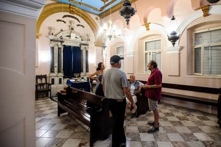 Tour privado de la herencia judía: vista y división del palacio de Diocleciano