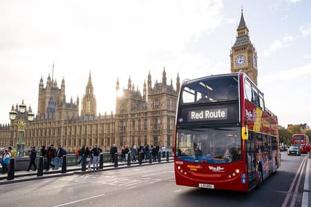 London Hop On - Hop Off Bus with optional River Cruise