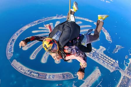 Skydive Palm Dubai – Private Experience with Optional Transfers