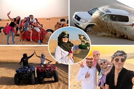 Doha:ATV,Quad or Buggy Dune Bashing,CamelRide & Sandboarding
