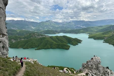 Randonnée au mont Gamti avec vue sur le lac Bovilla et le canyon - Depuis Tirana