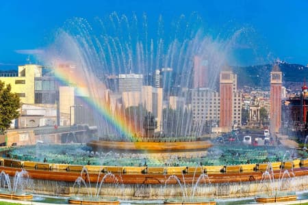 Tour a piedi del Parco del Montjuic con audioguida sul tuo smartphone