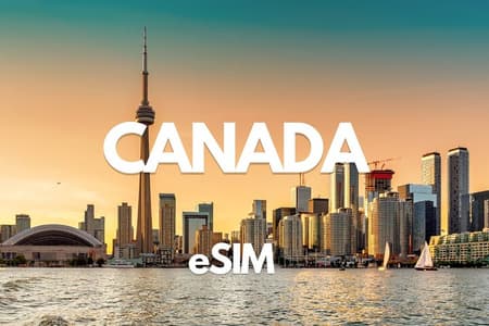 Canada Data eSIM : 500MB per Day to 20GB-30Days