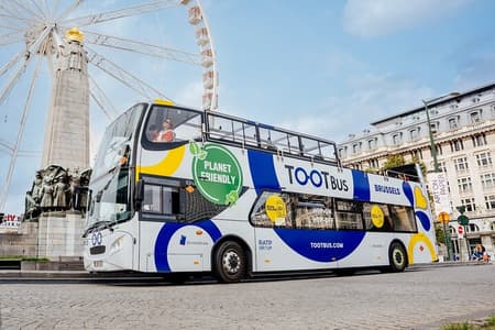 Brussels Tootbus Discovery Hop-on Hop-off and Ferris Wheel