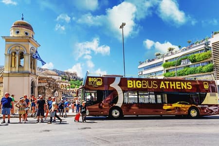 Big Bus Athens Hop-On Hop-Off with optional Piraeus & Riviera