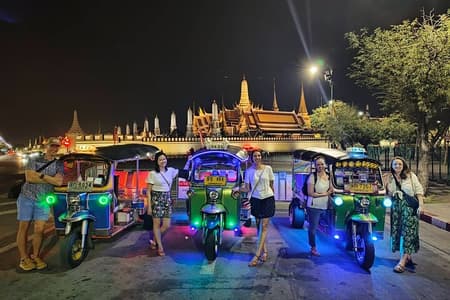2 - heure Bangkok Old City Night CHOB TUK TUK + Talat Noi Street Art