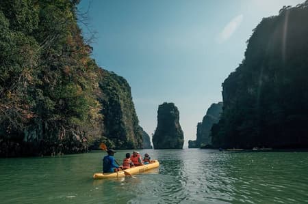 James Bond Island Tour with Sea Cave Kayaking & Glowing Plankton