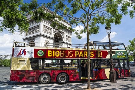 Tour de Paris en bus avec croisière fluviale en option