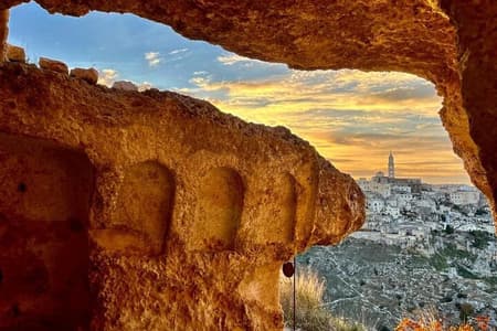 Tour of the Murgia Park and Sassi at Sunset