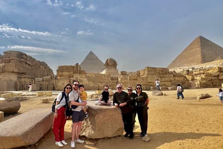 Half Day Tour Giza Pyramids &Great Sphinx with Private Tour Guide